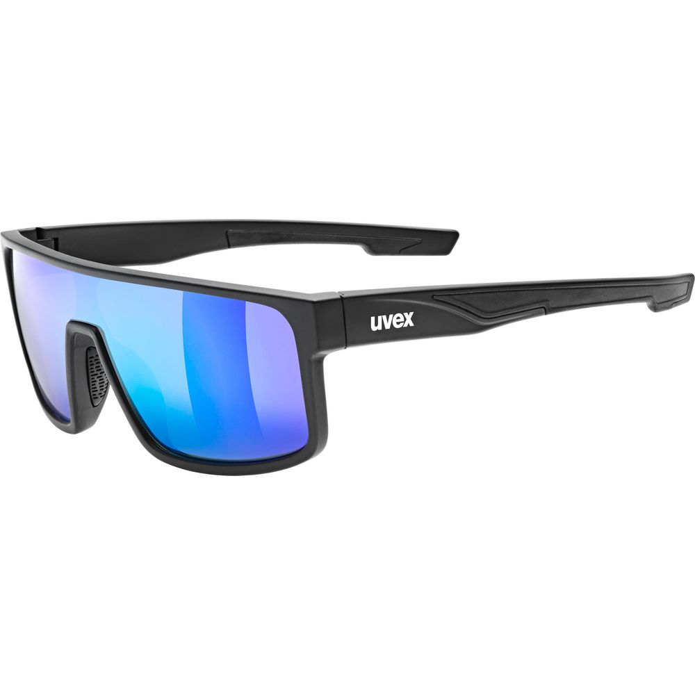 Uvex LGL 51 Sunglasses Matt Black / Green FREE 1 YEAR Returns, FREE UK Delivery | ThrottleChimp