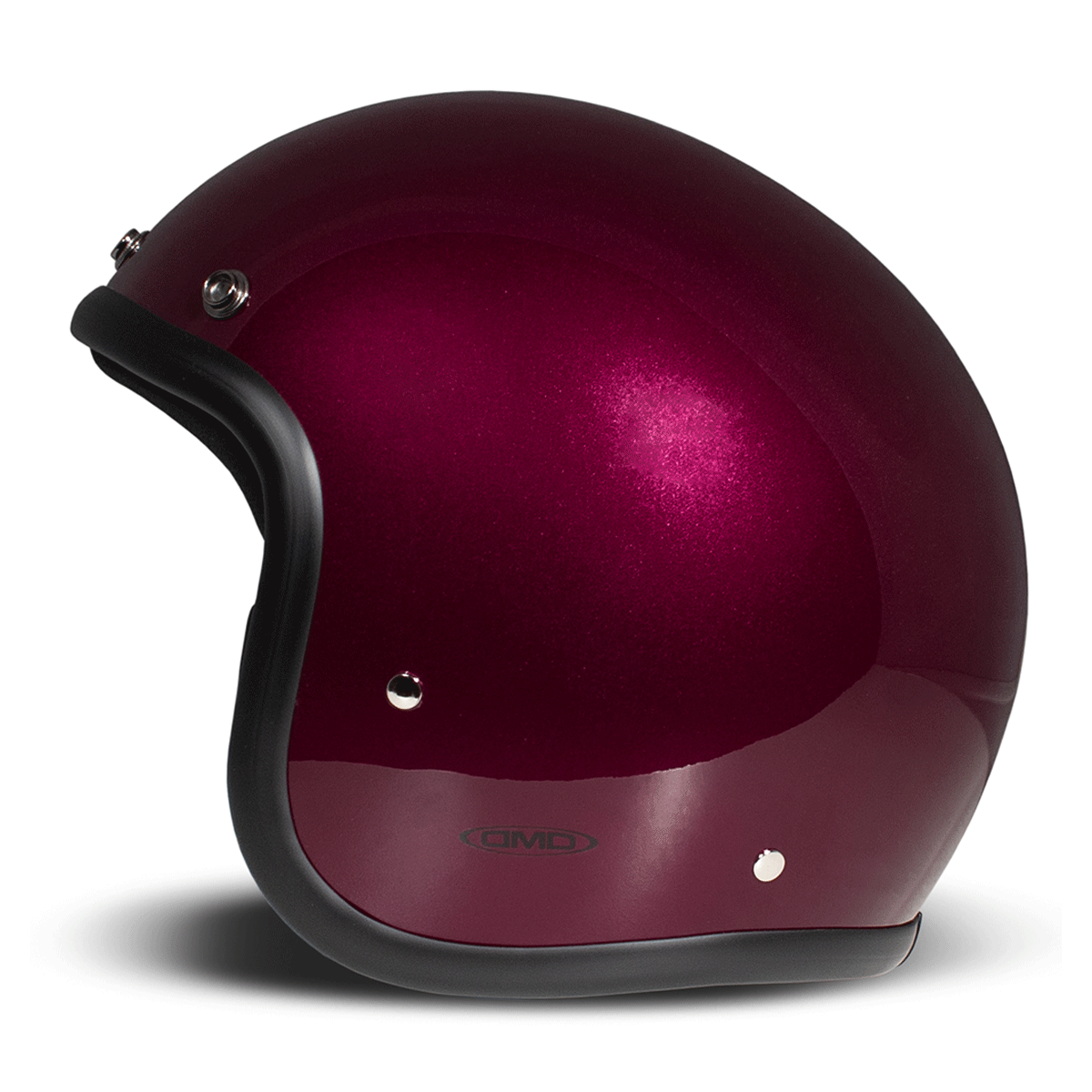 DMD Retro Jet Open Face Helmet Purple  FREE UK Delivery, FREE 365 Day Returns | Moto Central