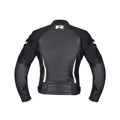 Richa Laura Ladies Leather Jacket Black / White FREE 1 YEAR Returns, FREE UK Delivery | ThrottleChimp