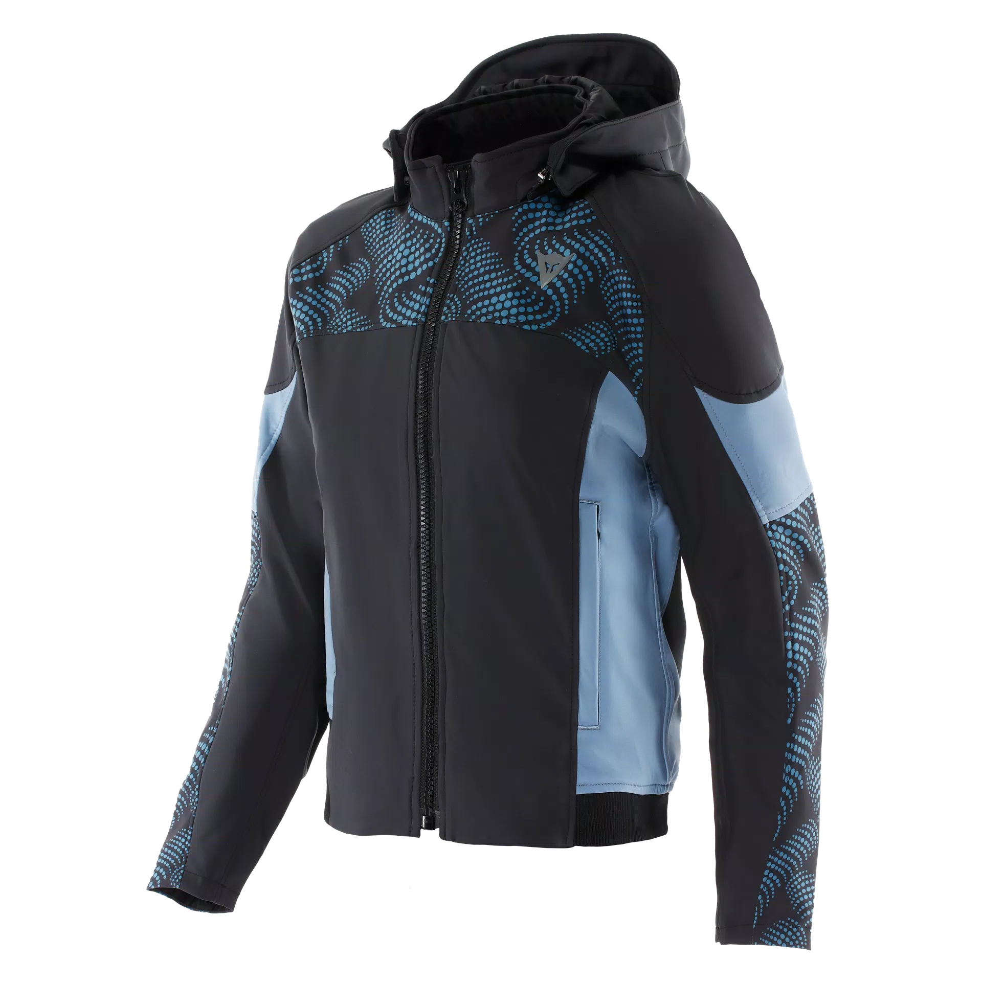 Dainese Ignite 2 Hoodie Ladies Textile Jacket Black / Blue Mirage FREE 1 YEAR Returns, FREE UK Delivery | ThrottleChimp