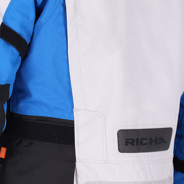 Richa Brutus Touring Gore-Tex Jacket Grey / Blue / Red FREE 1 YEAR Returns, FREE UK Delivery | ThrottleChimp