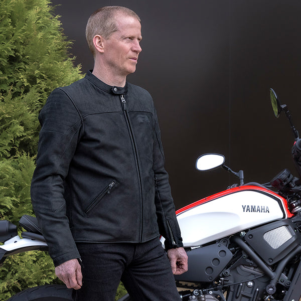 Richa Idaho Leather Jacket Black FREE 1 YEAR Returns, FREE UK Delivery | ThrottleChimp