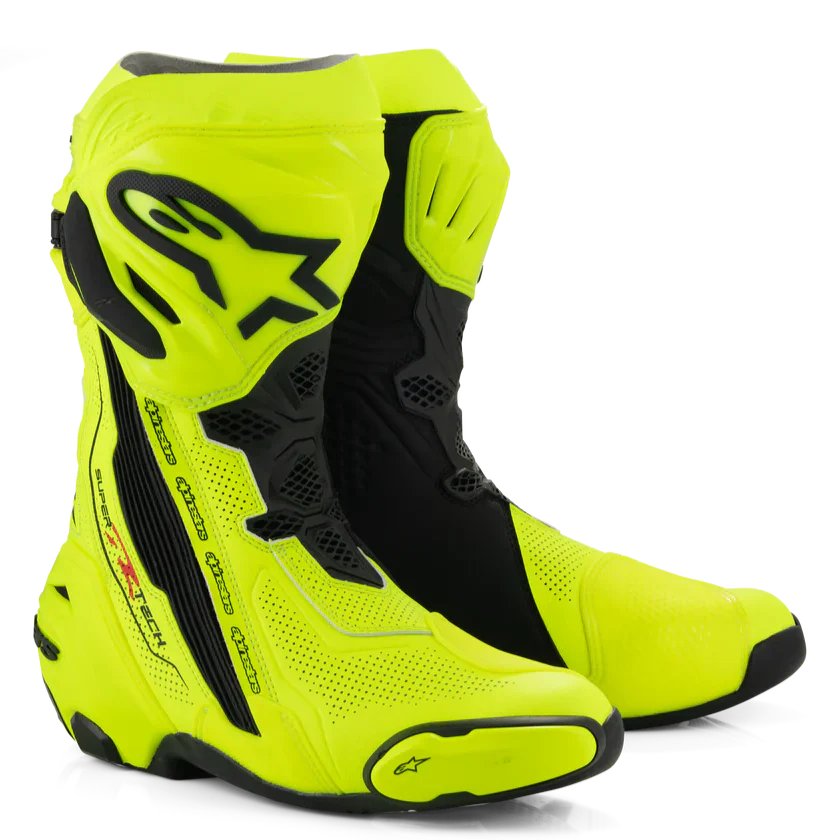 Alpinestars Supertech R Vented Boots Fluo Yellow / Black