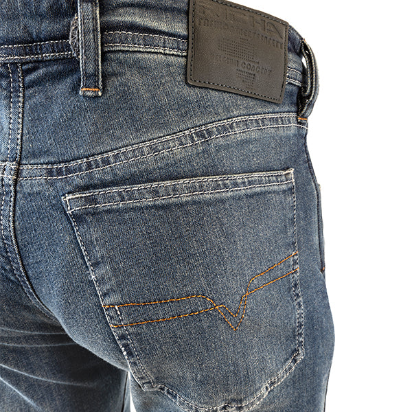 Richa Hammer 2 CE Riding Denim Jeans Blue Stone FREE 1 YEAR Returns, FREE UK Delivery | ThrottleChimp