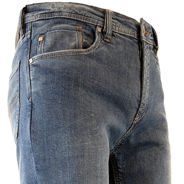 Richa Hammer 2 CE Riding Denim Jeans Blue Stone FREE 1 YEAR Returns, FREE UK Delivery | ThrottleChimp