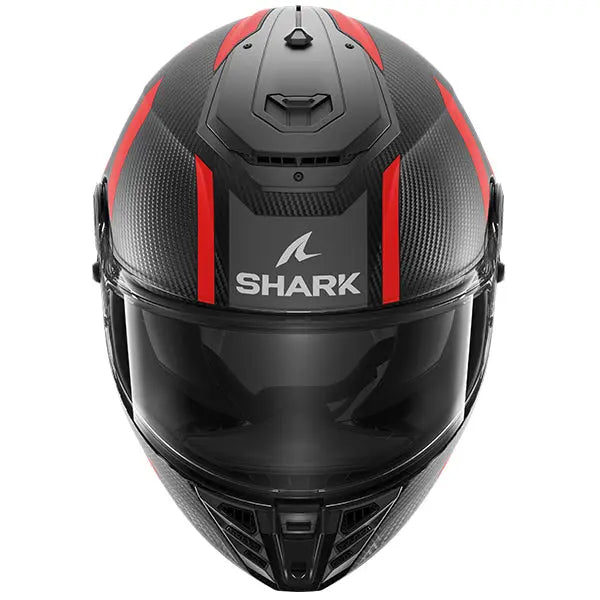 Shark Spartan RS Carbon Full Face Helmet Shawn Matt Carbon / Anthracite / Red FREE 1 YEAR Returns, FREE UK Delivery | ThrottleChimp