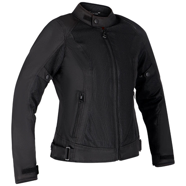 Richa Airsummer Ladies Touring Mesh Textile Jacket Black FREE 1 YEAR Returns, FREE UK Delivery | ThrottleChimp