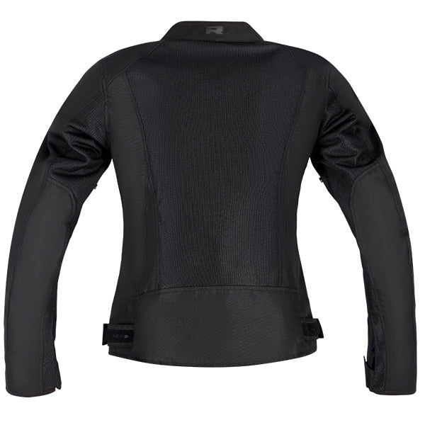 Richa Airsummer Ladies Touring Mesh Textile Jacket Black FREE 1 YEAR Returns, FREE UK Delivery | ThrottleChimp