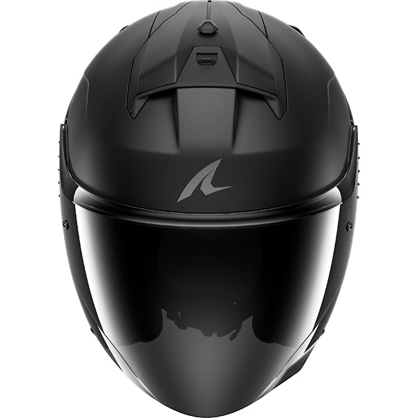 Shark Skwal Jet Open Face Helmet Dark Shadow Matt Black / Anthracite FREE 1 YEAR Returns, FREE UK Delivery | ThrottleChimp