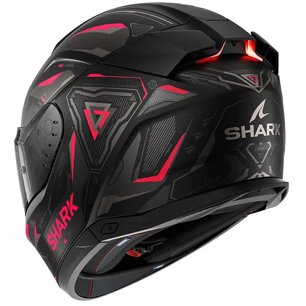 Shark Skwal i3 Full Face Helmet Linik Matt Black / Violet / Anthracite FREE 1 YEAR Returns, FREE UK Delivery | ThrottleChimp