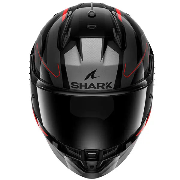 Shark D-Skwal 3 Full Face Helmet Sizler Black / Grey / Red FREE 1 YEAR Returns, FREE UK Delivery | ThrottleChimp