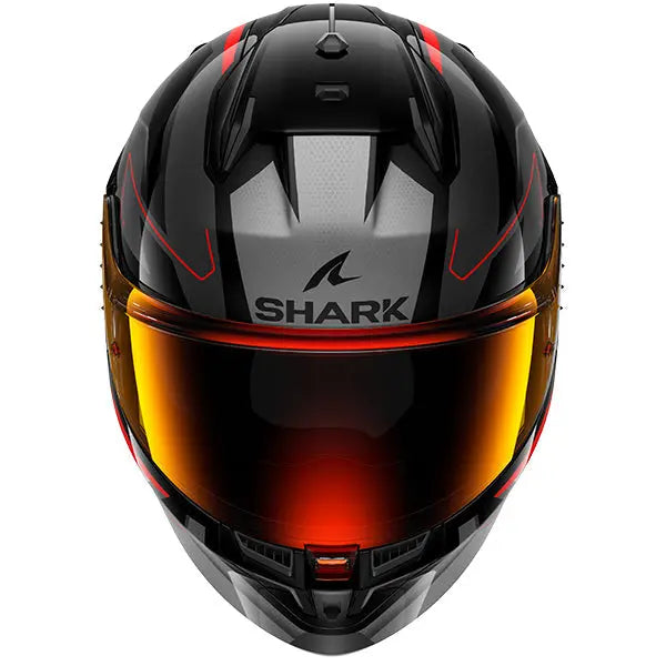 Shark D-Skwal 3 Full Face Helmet Sizler Black / Grey / Red FREE 1 YEAR Returns, FREE UK Delivery | ThrottleChimp