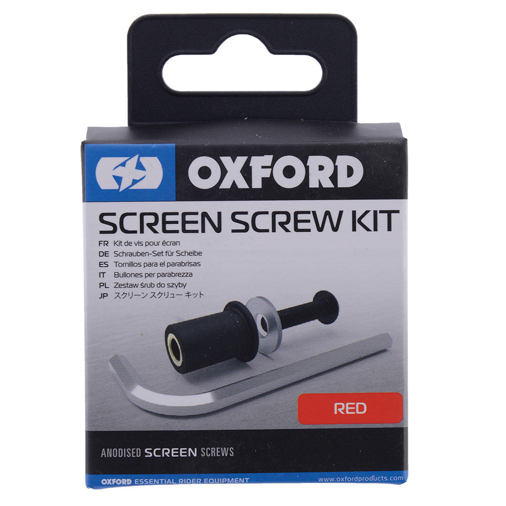 Oxford Screen Screw Red FREE 1 YEAR Returns, FREE UK Delivery | ThrottleChimp
