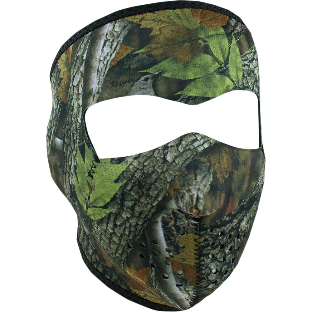 ZAN Neoprene Full-Face Mask Forest Camouflage FREE 1 YEAR Returns, FREE UK Delivery | ThrottleChimp