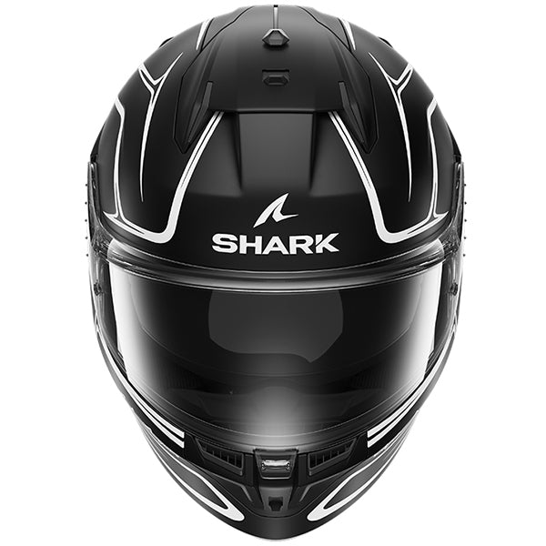 Shark x Troy Lee Designs D-Skwal 3 Full Face Helmet Drone Matt Black / White FREE 1 YEAR Returns, FREE UK Delivery | ThrottleChimp