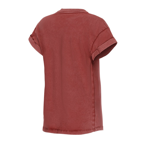 Dainese Sfumata Ladies T-Shirt Red Pear FREE 1 YEAR Returns, FREE UK Delivery | ThrottleChimp