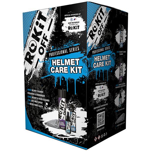 ROKiT Off Helmet Care Kit FREE 1 YEAR Returns, FREE UK Delivery | ThrottleChimp