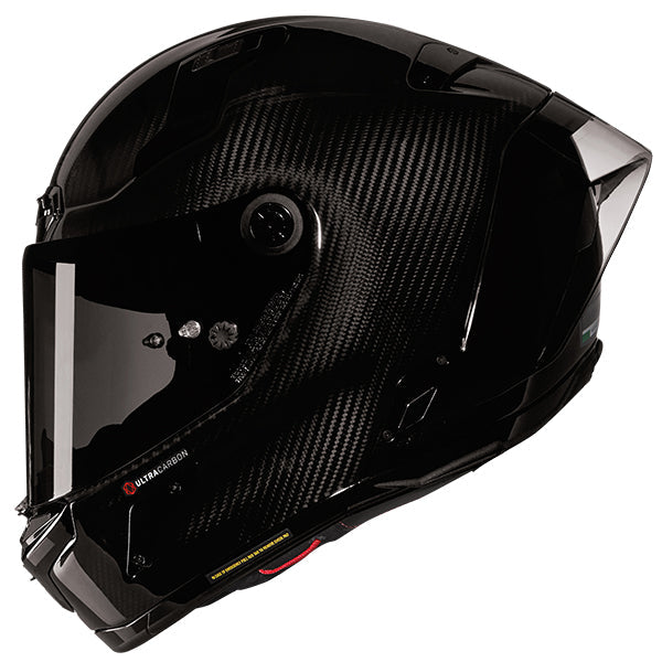 Nolan X-804 RS Puro Full Face Helmet Black Carbon / Silver FREE 1 YEAR Returns, FREE UK Delivery | ThrottleChimp