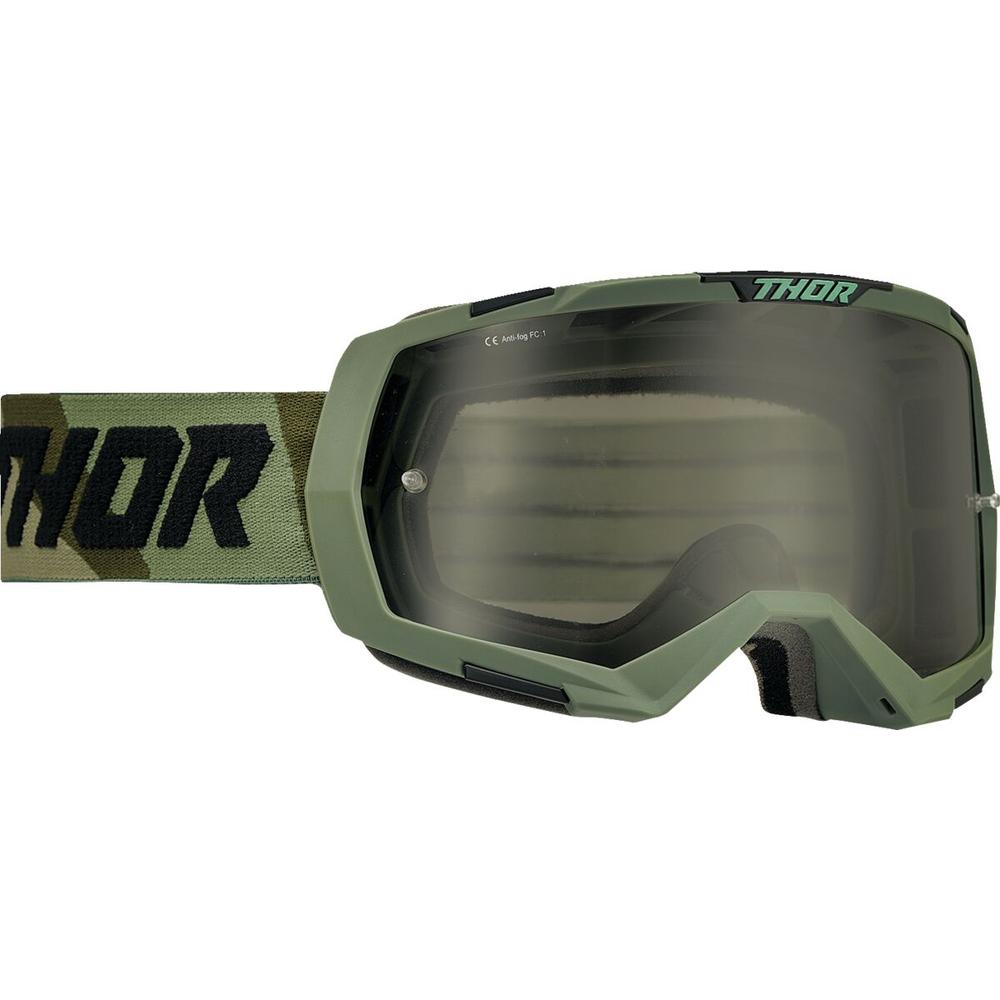 Thor Regiment Goggles Black / Green FREE 1 YEAR Returns, FREE UK Delivery | ThrottleChimp