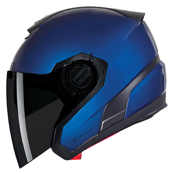 Nolan N40-5 06 Classico Nobile Open Face Helmet Blue FREE 1 YEAR Returns, FREE UK Delivery | ThrottleChimp