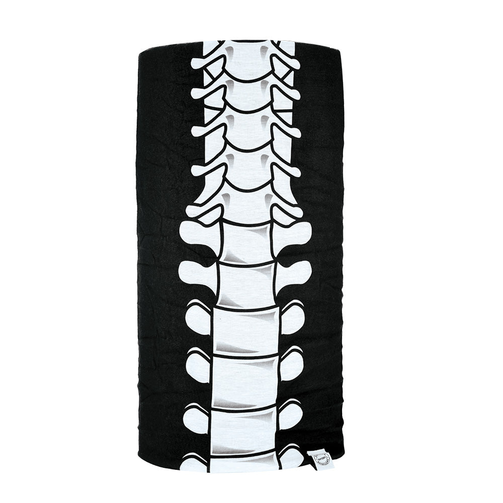 Oxford Skeleton Comfy Multifunctional Head & Neckwear Black / White - Pack Of 3 FREE 1 YEAR Returns, FREE UK Delivery | ThrottleChimp