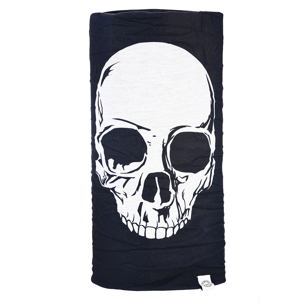 Oxford Skeleton Comfy Multifunctional Head & Neckwear Black / White - Pack Of 3 FREE 1 YEAR Returns, FREE UK Delivery | ThrottleChimp