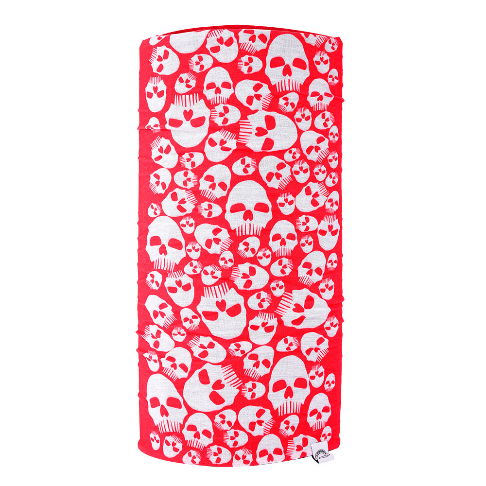 Oxford Comfy Neckwear Skulls Black / White / Red - Pack Of 3 FREE 1 YEAR Returns, FREE UK Delivery | ThrottleChimp