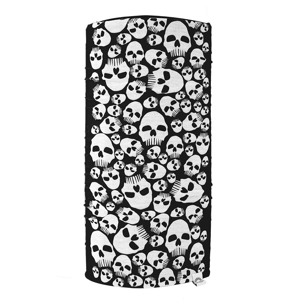 Oxford Comfy Neckwear Skulls Black / White / Red - Pack Of 3 FREE 1 YEAR Returns, FREE UK Delivery | ThrottleChimp