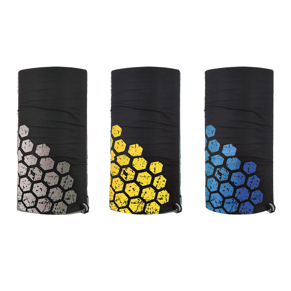 Oxford Hex Comfy Head & Neckwear - Pack Of 3 FREE 1 YEAR Returns, FREE UK Delivery | ThrottleChimp