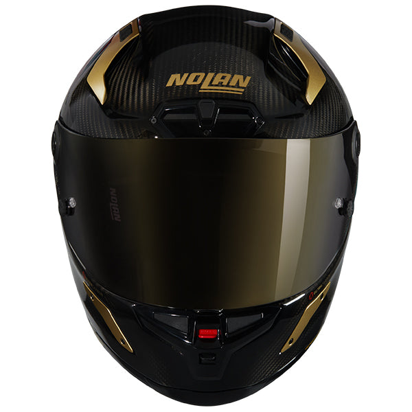 Nolan X-804 RS Aureo Full Face Helmet Black Carbon / Gold FREE 1 YEAR Returns, FREE UK Delivery | ThrottleChimp