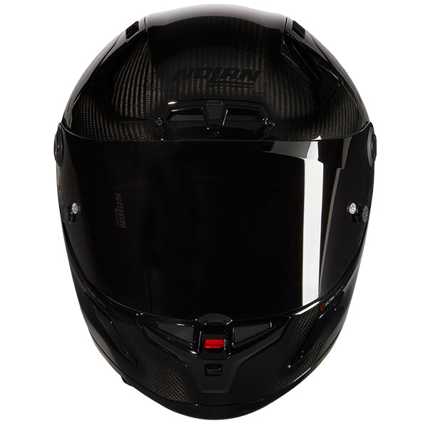 Nolan X-804 RS Puro Full Face Helmet Black Carbon / Silver FREE 1 YEAR Returns, FREE UK Delivery | ThrottleChimp