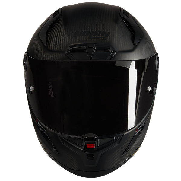 Nolan X-804 RS Puro Full Face Helmet Matt Carbon / Silver FREE 1 YEAR Returns, FREE UK Delivery | ThrottleChimp