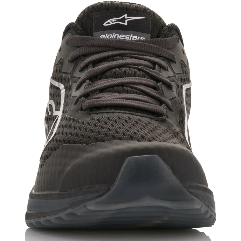 Alpinestars Meta Road Shoes Black / Dark Grey FREE 1 YEAR Returns, FREE UK Delivery | ThrottleChimp