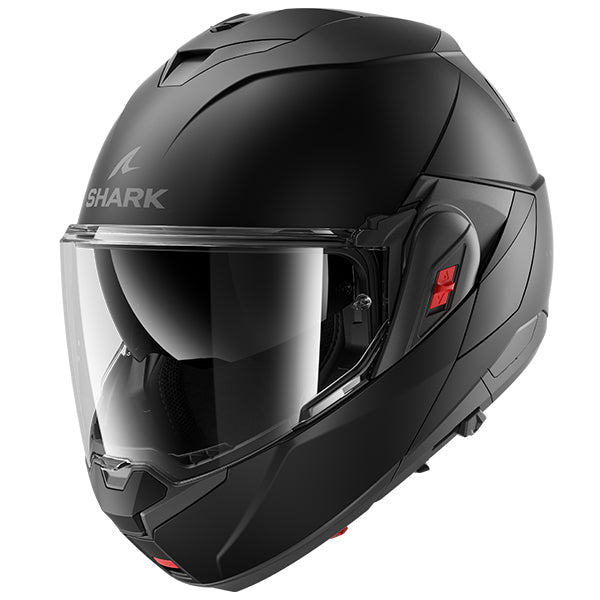 Shark OXO Flip Up Helmet Blank Matt Black FREE 1 YEAR Returns, FREE UK Delivery | ThrottleChimp