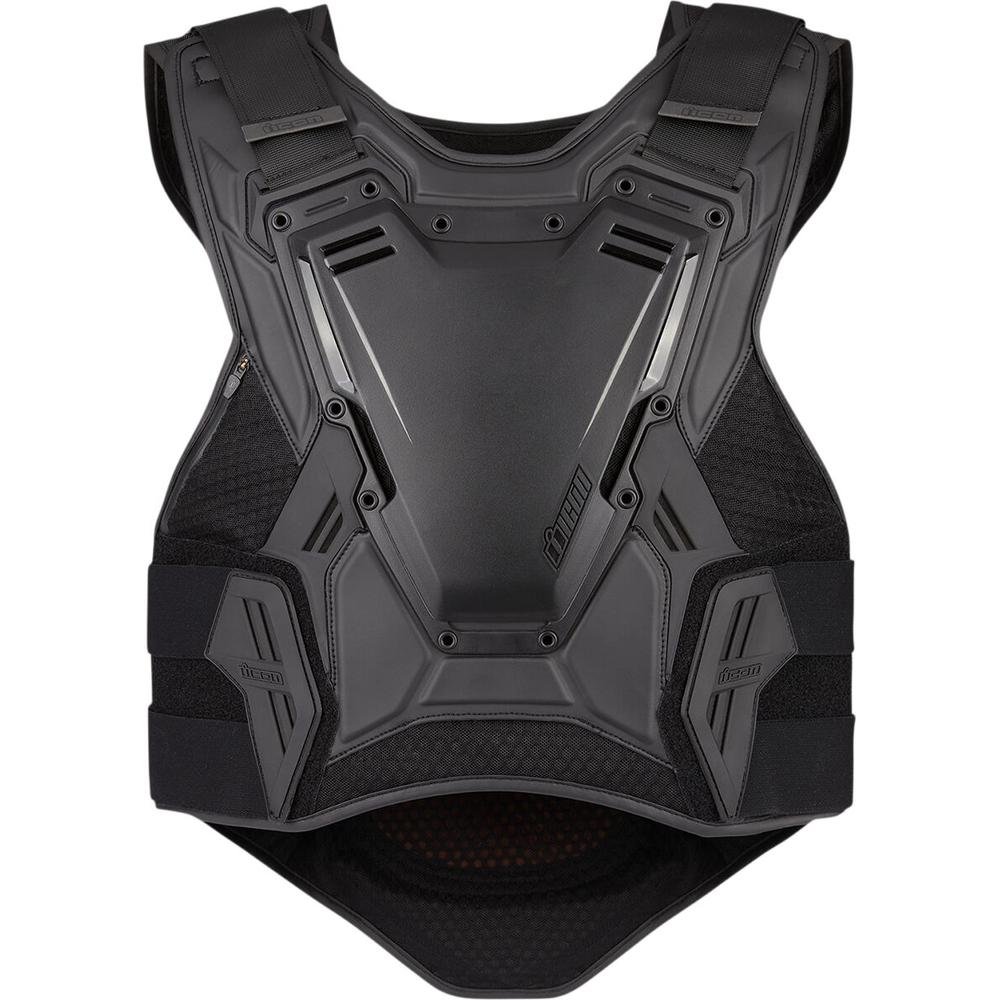 Icon Field Armor 3 Protective Vest Stealth Black FREE 1 YEAR Returns, FREE UK Delivery | ThrottleChimp