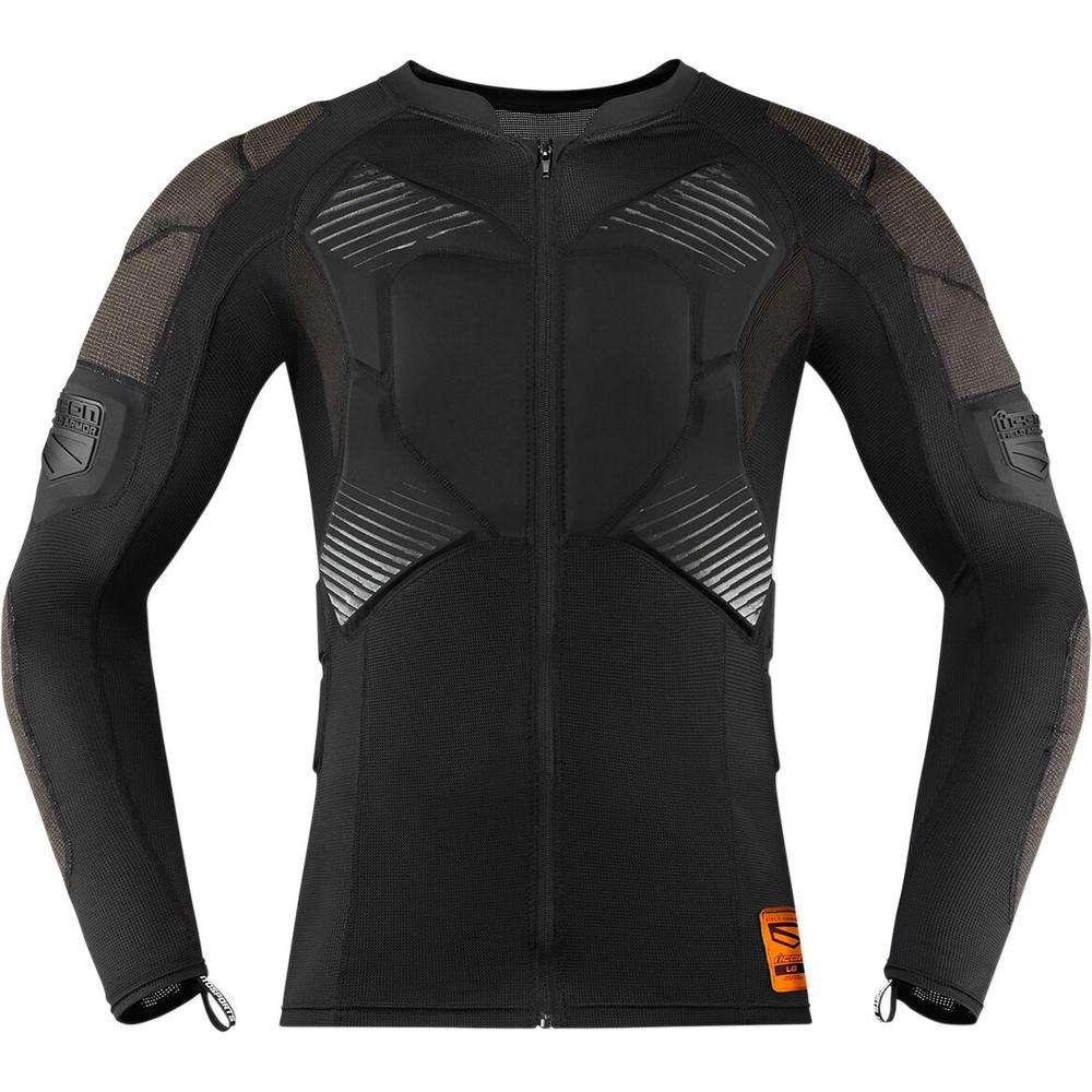 Icon Field Armor Compression Protective Base Layer Top Black FREE 1 YEAR Returns, FREE UK Delivery | ThrottleChimp