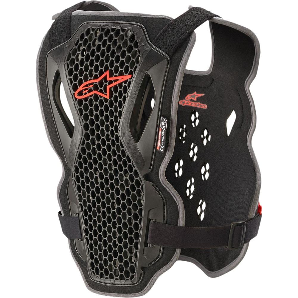 Alpinestars Bionic Action Chest Guard Black / Red FREE 1 YEAR Returns, FREE UK Delivery | ThrottleChimp