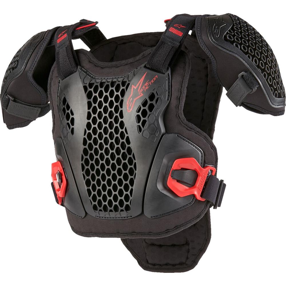 Alpinestars Bionic Action Youth Roost Guard Black / Red FREE 1 YEAR Returns, FREE UK Delivery | ThrottleChimp