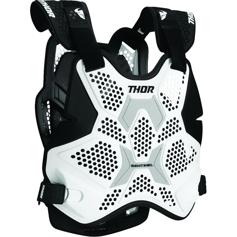 Thor Sentinel Pro Guard Chest Protector White FREE 1 YEAR Returns, FREE UK Delivery | ThrottleChimp