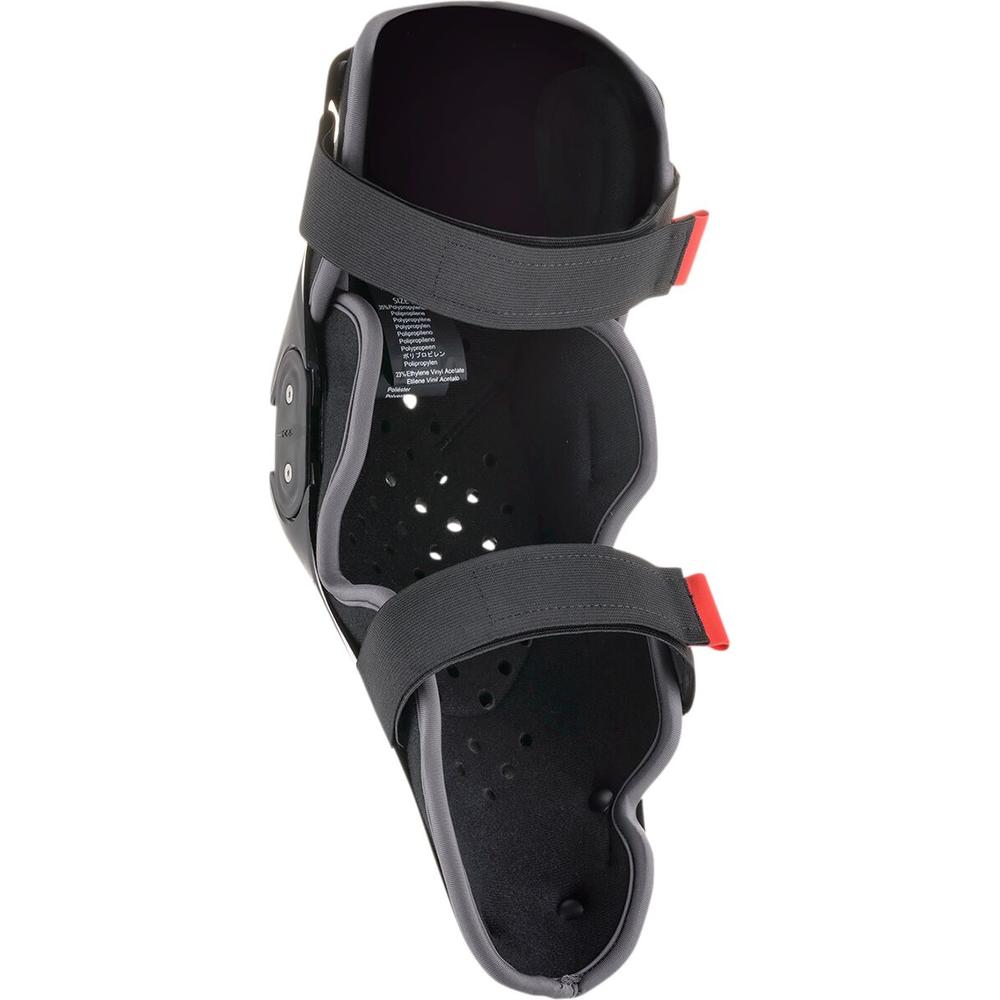 Alpinestars SX-1 V2 Knee Protectors Black / Red FREE 1 YEAR Returns, FREE UK Delivery | ThrottleChimp