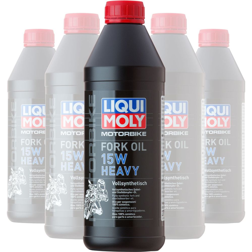 Liqui Moly Fork Oil 15W Heavy 2717 - Box Of 6 FREE 1 YEAR Returns, FREE UK Delivery | ThrottleChimp