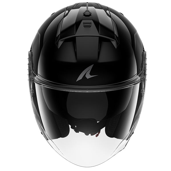 Shark Skwal Jet Open Face Helmet Blank Black FREE 1 YEAR Returns, FREE UK Delivery | ThrottleChimp