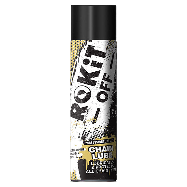 ROKiT Off Chain Lube Aerosol - 400ml - Pack Of 6 FREE 1 YEAR Returns, FREE UK Delivery | ThrottleChimp