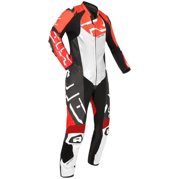 Richa Stradale GP 1 Piece Leather Suit Blood Red / White