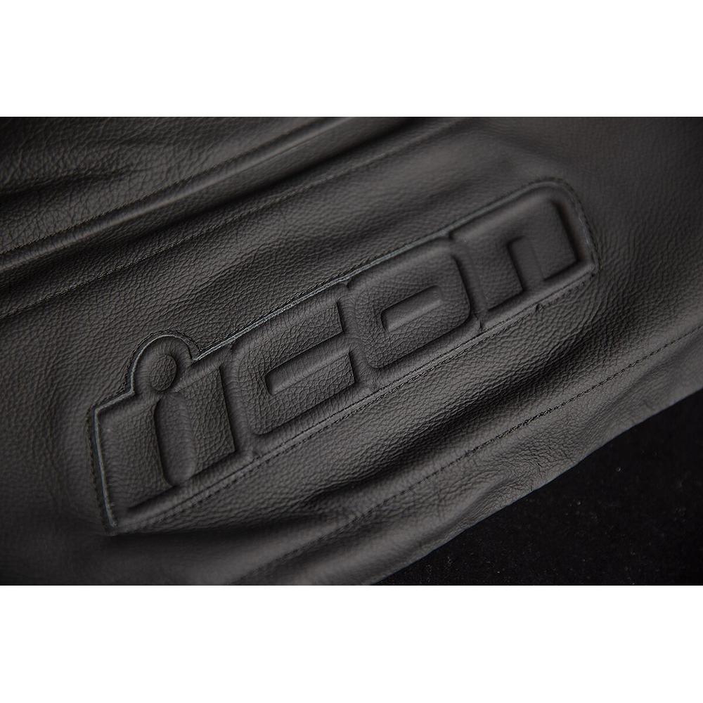 Icon Motorhead 3 Leather Jacket Black FREE 1 YEAR Returns, FREE UK Delivery | ThrottleChimp