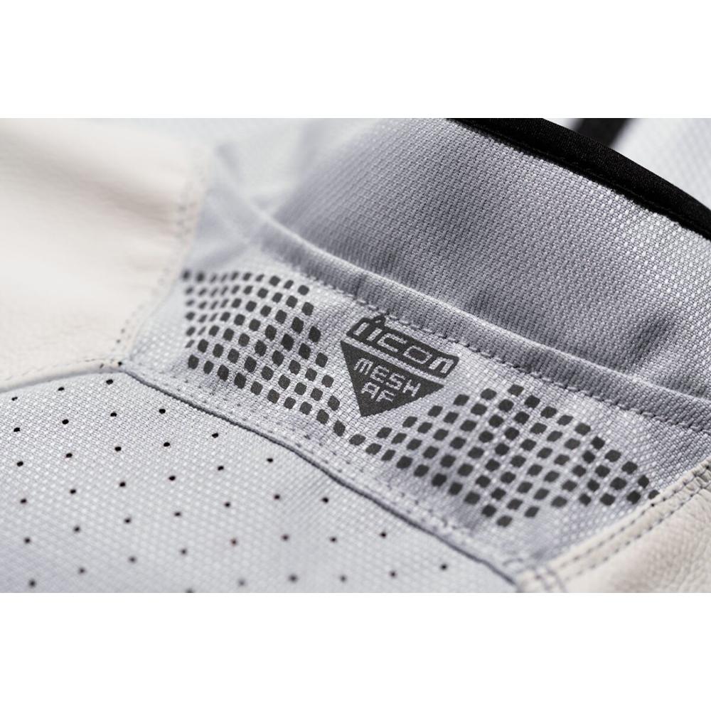 Icon Mesh AF CE Leather Jacket White FREE 1 YEAR Returns, FREE UK Delivery | ThrottleChimp