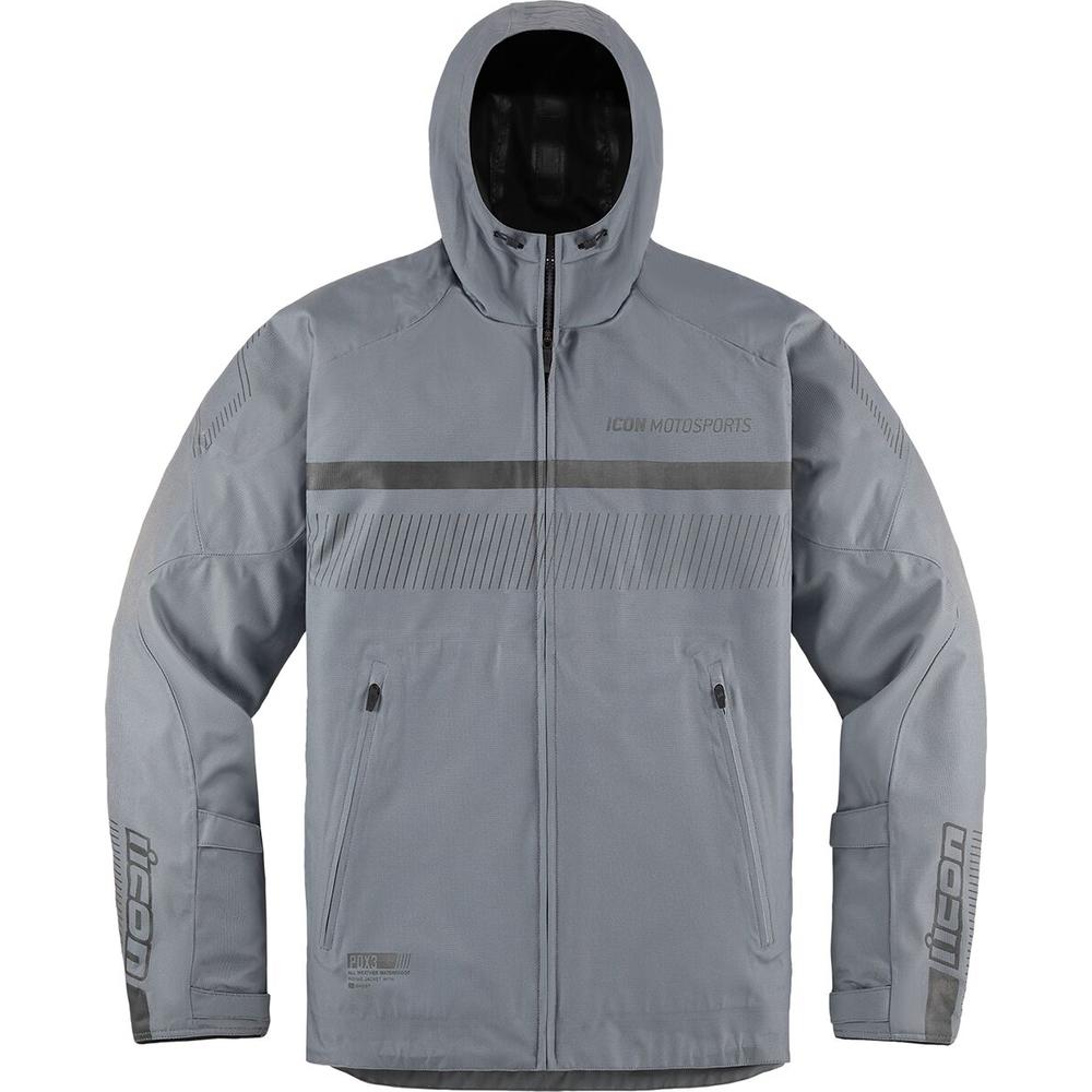 Icon PDX3 CE Textile Jacket Grey FREE 1 YEAR Returns, FREE UK Delivery | ThrottleChimp
