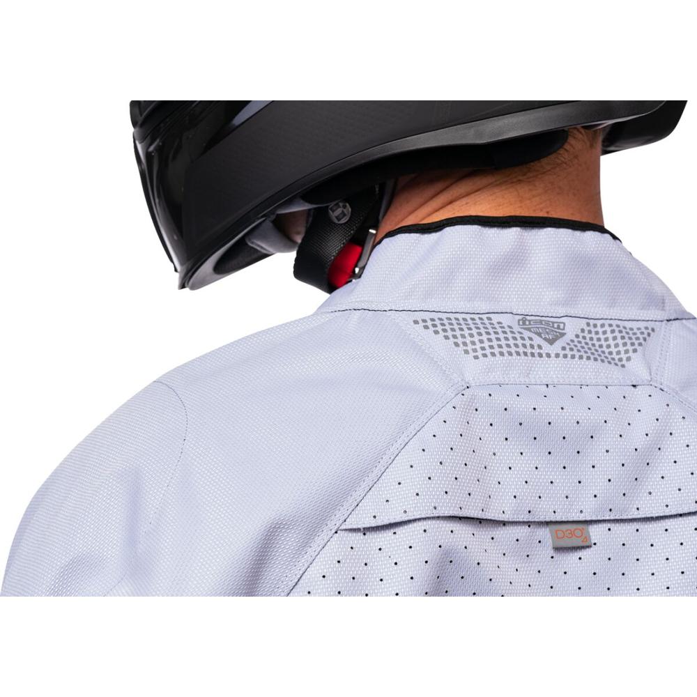 Icon Mesh AF CE Textile Jacket Black / White FREE 1 YEAR Returns, FREE UK Delivery | ThrottleChimp