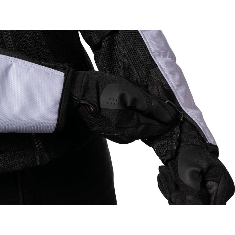Icon Mesh AF CE Textile Jacket Black / White FREE 1 YEAR Returns, FREE UK Delivery | ThrottleChimp