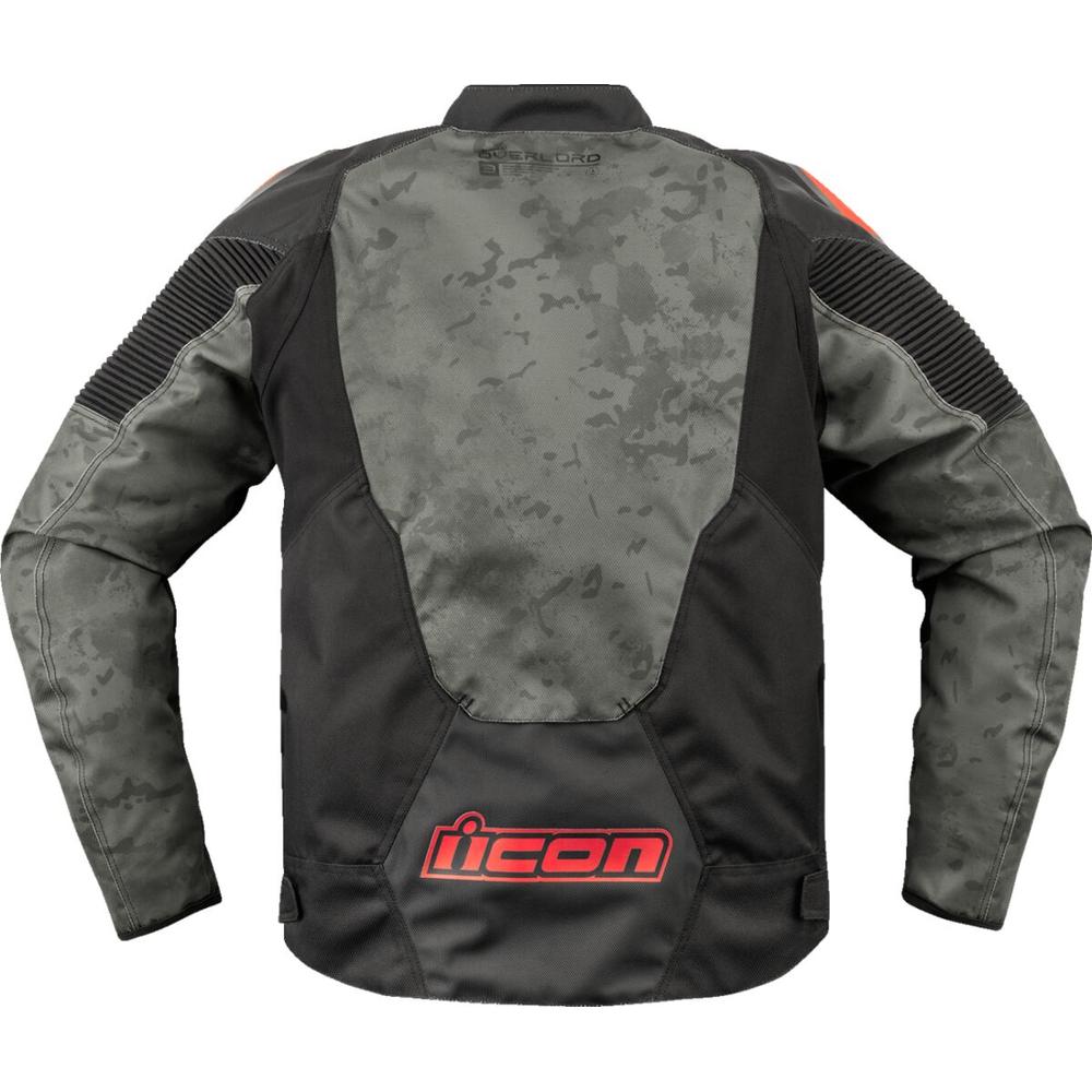 Icon Overlord 3 Magnacross Textile Jacket Black / Dark Grey FREE 1 YEAR Returns, FREE UK Delivery | ThrottleChimp